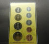 2018 - Circulation coins of Thailand Complete set of 9 coins with coin case by Treasury Department