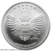 2016 - Anonymous Mint Memento Mori Last Laugh Skeleton 1 oz .999 Fine Silver Round