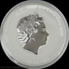 2015 1 KILO Silver KG Lunar Year of the GOAT Perth Mint Australia Round Capsule