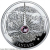 2014 - JANUARY The Magic Stones of Happiness Proof silver Coin 1$