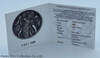 2015 - Woolly Mammoth Burkina Faso 1000 Francs 1 Oz Silver Coin w Real Eye Effect
