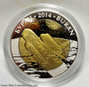 2014 - Buran - 500 Tenge - silver & tantalum coin - Kazakhstan