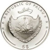 2012 - Palau Silver $5 Marine Life Protection Mystery of the sea