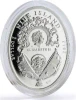 2012 - Niue $1 Cockerel Egg - Imperial Faberge Eggs Proof Silver Coin