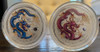 2012 - Silver and gold proof coins, Australia's 10-color dragon set