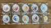 2012 - Silver and gold proof coins, Australia's 10-color dragon set