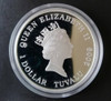 2009 Australia Saltwater Crocodile 1 Oz Silver Proof Coin with Color.