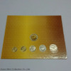 2005 - Circulating Coin Panel complete set Thailand, unused (6 coins), packed in panel and box.