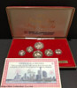 1986 Sterling Silver Proof Coin Set with box &certificate.