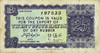 1941 Sarawak Rubber Export Coupon 25 Katis