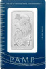 1 Oz PAMP Suisse Lady Fortuna Silver Bar .999 Fine (In Assay)