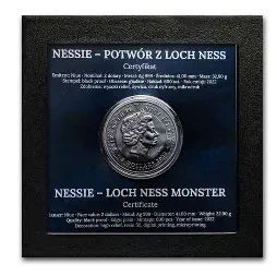2022 Niue $2 - Nessie the Loch Ness Monster - Mint of Poland (1.05oz Silver)