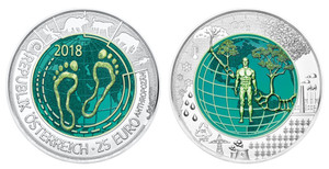 2018 Austrian numismatic new issues: Anthropocene and shark coins