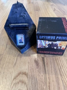 Tuvalu 1 dollar Transformers Optimus hologram colored proof silver coin 2014