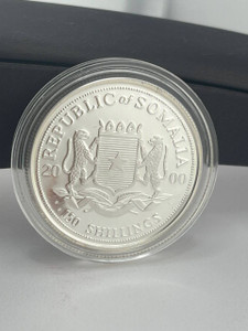 2000 Somalia 20 Dollars Millennium Silver Proof Coin