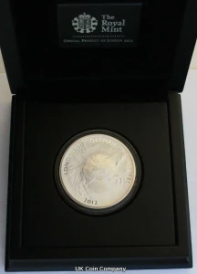 2012 Official London UK Pegasus 5oz Silver