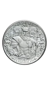1 oz Silver Lost City of Atlantis &amp; Poseidon Ocean Emperor Coin