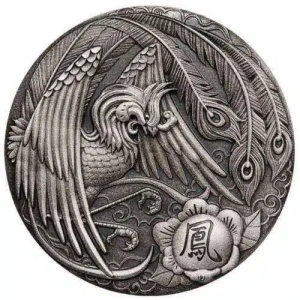 2018 $2 Phoenix 2oz Silver High Relief Antiqued Coin by Perth Mint ONLY 1,000
