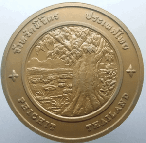 Provincial commemorative coin of Phichit Province, 7 cm in size.