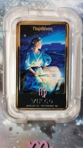 2011 - Niue 2 Dollars Zodiac by Kagaya Virgo 1 Oz Silver