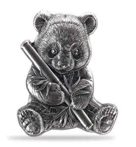 2024 Chad Panda Shaped High Relief 1 oz