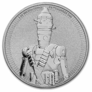 2022 Niue Star Wars IG-11 1 Oz 999 Fine Silver Coin MD Premier PCGS First Strike