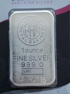 2022 - 1 oz .999 Silver Bar Sealed in Assay Nadir individual serial number