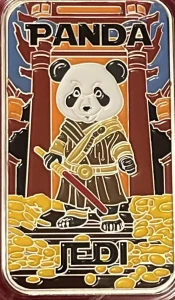 Panda Jedi Colorized 1 oz. Silver w/COA by Fantasy Mind Bullions