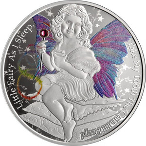 2022 - Tooth Fairy 1/2 oz Proof Silver Coin 2 Cedis Republic of Ghana