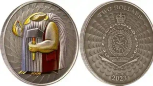 2023 - DWARVES World of Cryptids 1 Oz Silver Coin 2$ Niue physical Licensed & Pop Culture Lithuanian Mint
