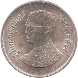 1982 - 1 baht coin, back of the temple, unused