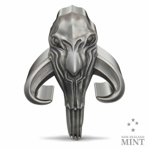 2023 Niue Star Wars Mandalorian Mythosaur 5oz Silver Antiqued Coin