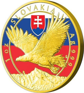 2023 - SLOVAK EAGLE Flag Beasts 1oz Silver Coin $2 Niue