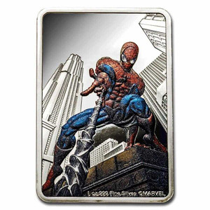 2023 Niue 1 oz Silver $2 Marvel: Spider Man Poster Coin physical Themes & Pop Culture New Zealand Mint
