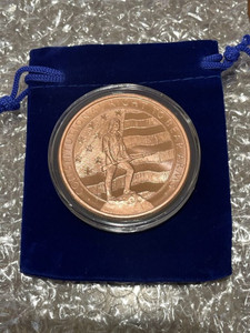 2022 - 2 oz. 2nd Amendment "RIGHT TO BEAR ARMS" Copper Round IN A CAPSULE & GIFT POUCH