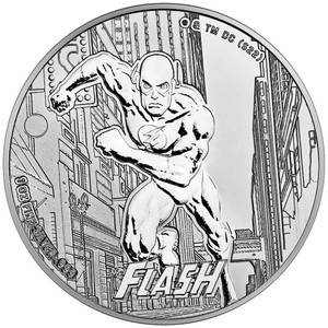 2023 - DC Comics™ Flash™ 1 oz Silver Coin 999 Samoa ST/BU