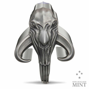 2023 Niue Star Wars Mandalorian Mythosaur 2oz Silver Antiqued Coin