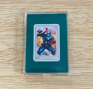 ?2023 - NEW! Niue Marvel Mint Trading CAPTAIN AMERICA 1 Oz .999 Silver 043/250? physical Themes & Pop Culture 