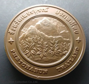 commemorative coin, medal of PHETCHABUN province size 7 cm
