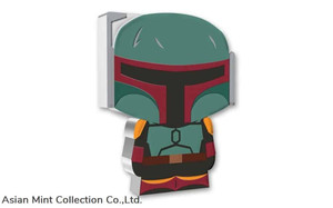 2022 - Star Wars The Book of Boba FettT - Boba FettT 1oz Silver Chibi® Coin physical Themes & Pop Culture 