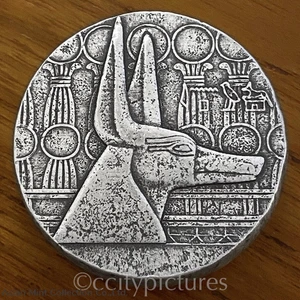 2021 5 oz 999 Silver Republic of Chad Anubis Antiqued Coin