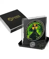 RADIOACTIVITY 1 Oz Silver Coin 1$ USA 2024 physical World Coins 