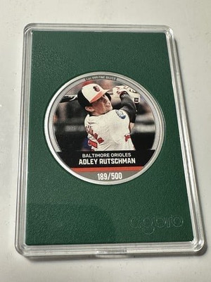 2024 Niue Agoro Mint MLB Trading Card Coins 1 Oz - Adley Rutschman #189/500