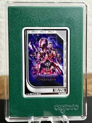 2025 Agoro Marvel INFINITY SAGA Trading Coin AVENGERS ENDGAME LOW #185 1oz physical World Coins New Zealand Mint
