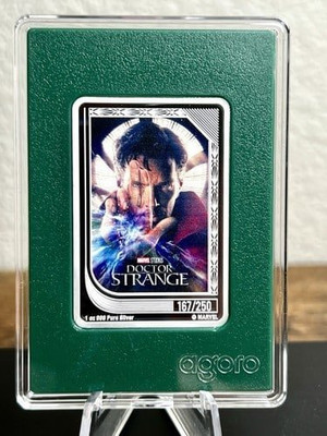 2025 Agoro Marvel INFINITY SAGA Trading Coin DOCTOR STRANGE #167 1oz Silver