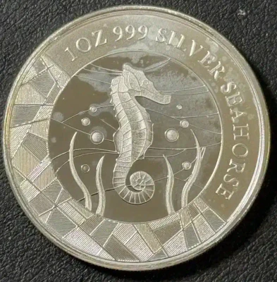2018 1 Oz .999 Fine Silver 2 Tala Samoa Seahorse Silver Coin Ocean Wildlife!