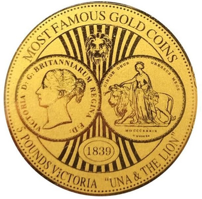 2022 - 999 Gold 1/200oz Coin 5 Pound Victoria Coin Niger 100 Francs Fine Gold