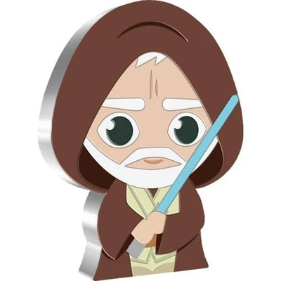 2021 - Niue Star Wars Obi-Wan Kenobi Chibi 1oz Silver Proof Coin