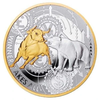 2021 - Winner Takes All 1/2 oz Silver Coin 500 Francs CFA Cameroon physical Themes & Pop Culture Mint of Poland