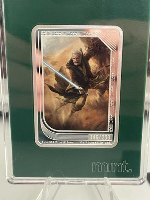 2023 - Rare Niue Star Wars Mint Trading Coins Limited Obi-Wan Kenobi 146/250 physical Themes & Pop Culture New Zealand Mint